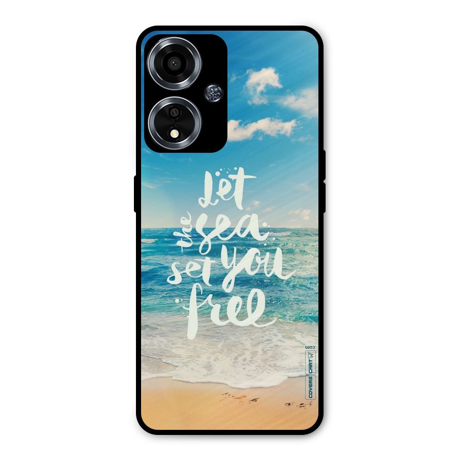 Free Sea Metal Back Case for Oppo A59
