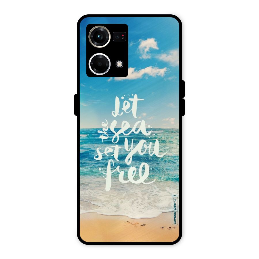 Free Sea Metal Back Case for Oppo F21s Pro 4G