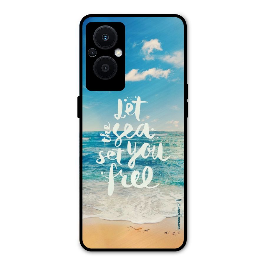 Free Sea Metal Back Case for Oppo F21s Pro 5G