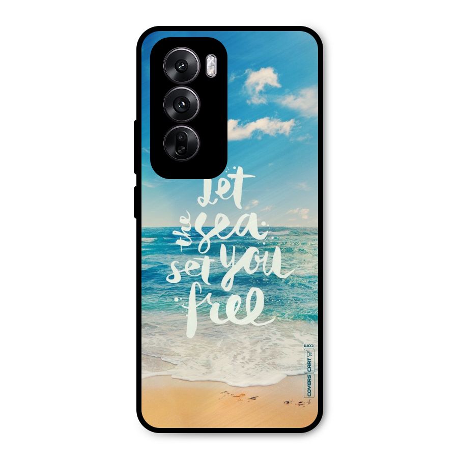 Free Sea Metal Back Case for Oppo Reno12