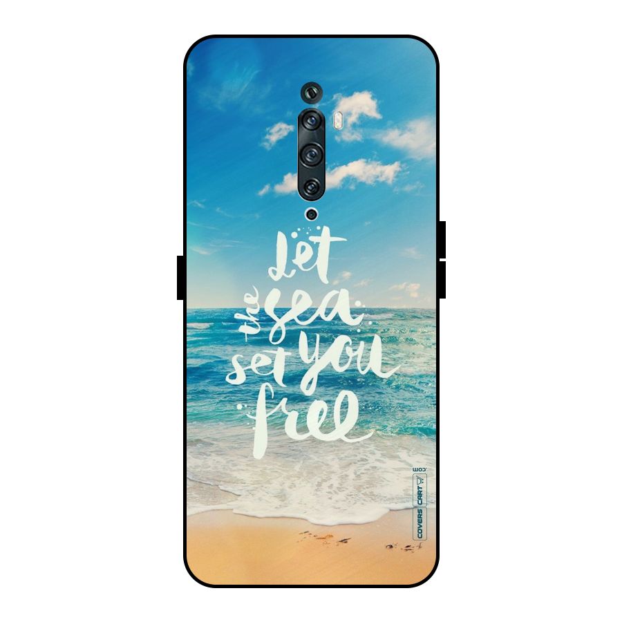 Free Sea Metal Back Case for Oppo Reno2 F
