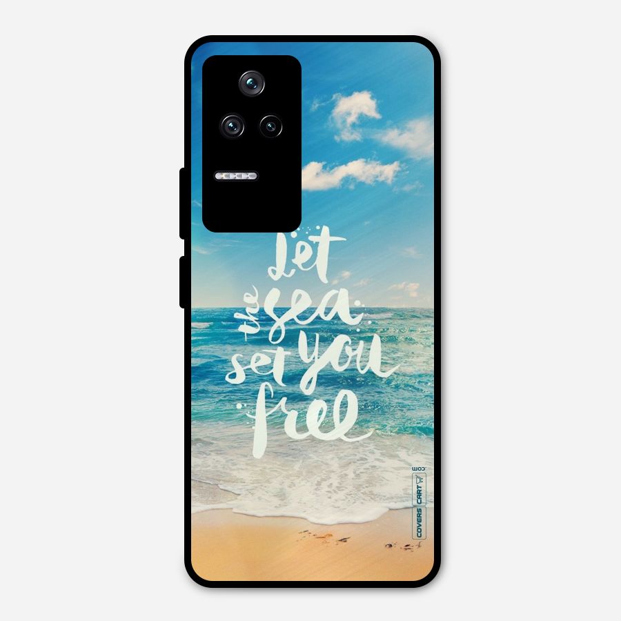 Free Sea Metal Back Case for Poco F4 5G