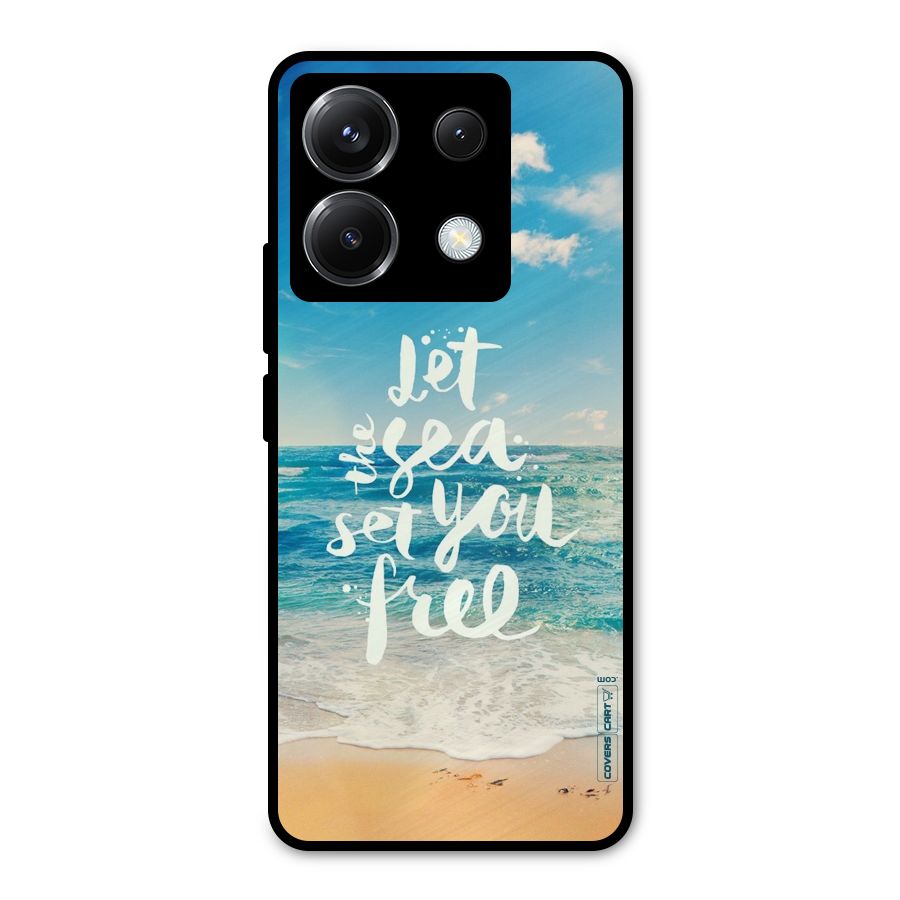 Free Sea Metal Back Case for Poco X6