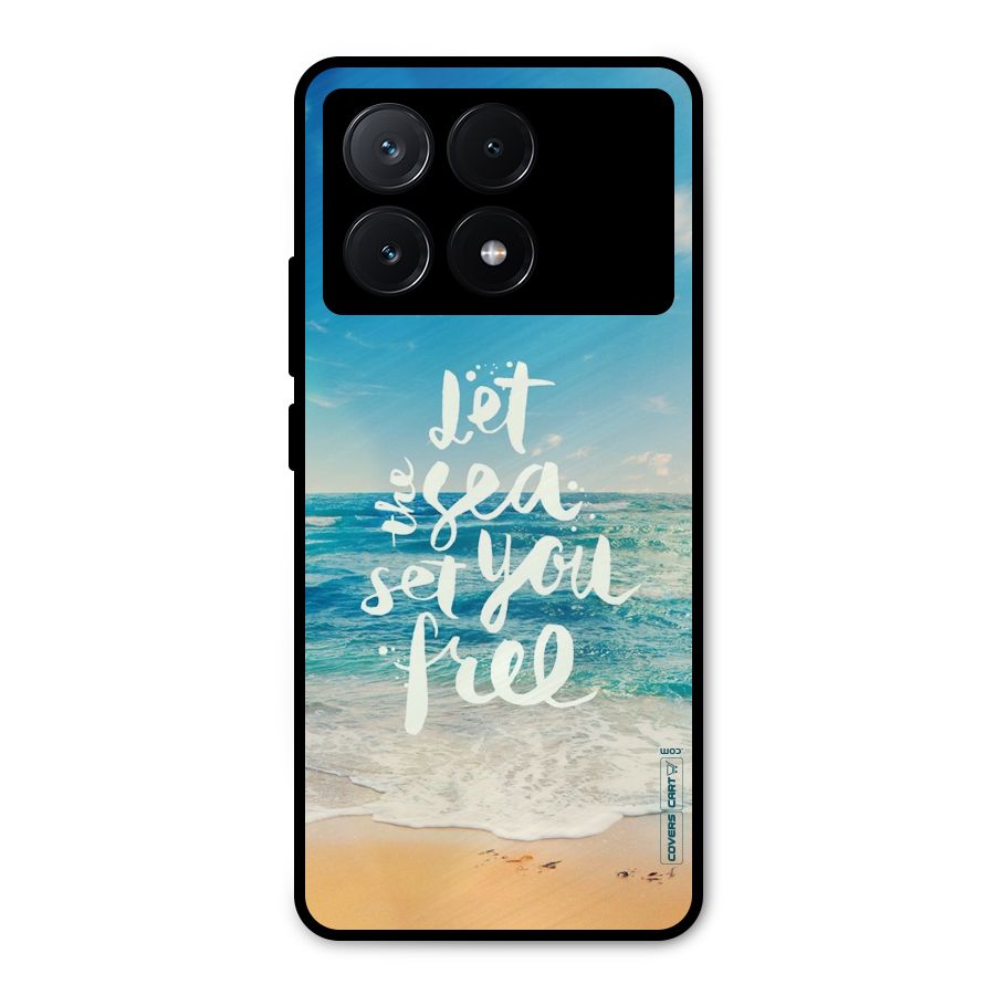 Free Sea Metal Back Case for Poco X6 Pro