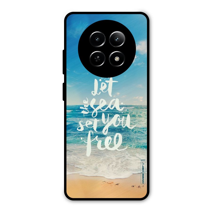 Free Sea Metal Back Case for Realme 12 5G