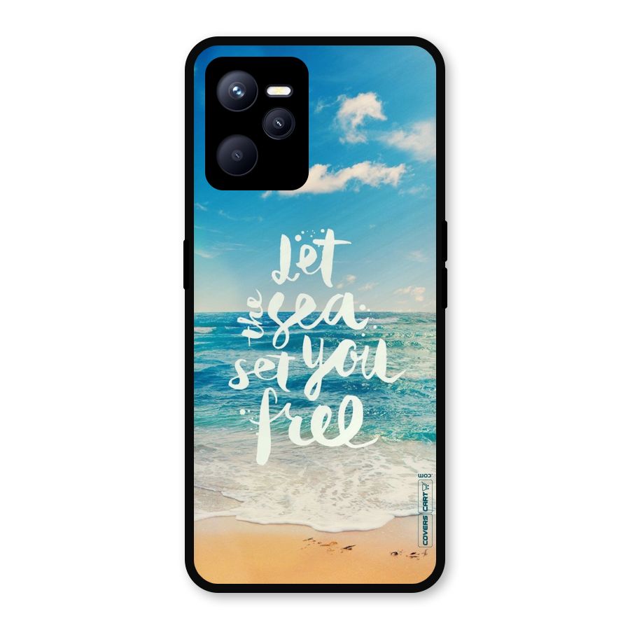 Free Sea Metal Back Case for Realme C35