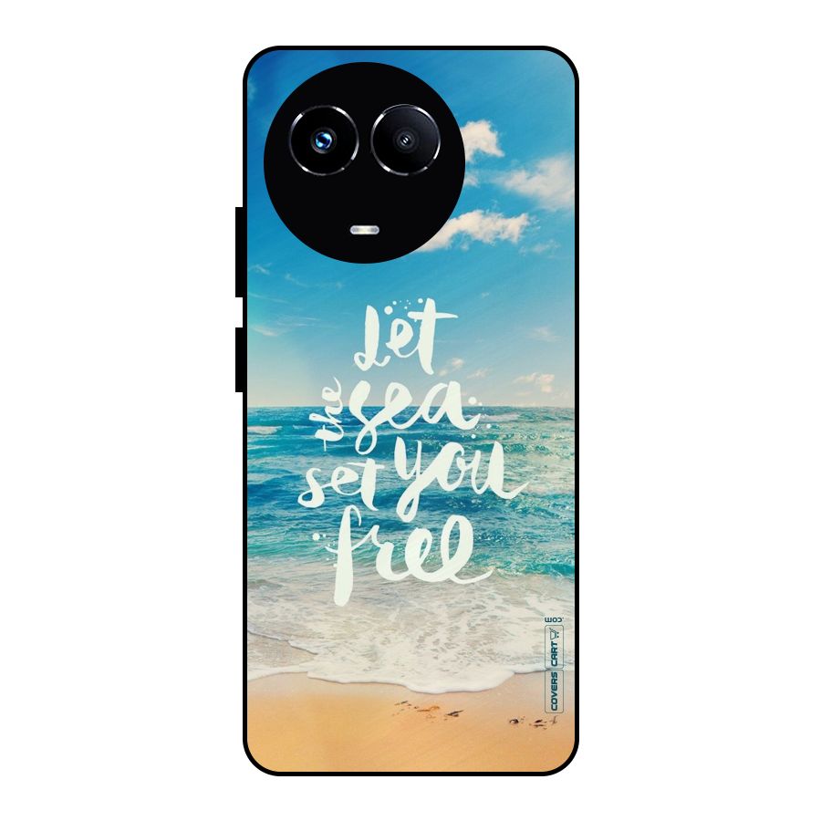 Free Sea Metal Back Case for Realme Narzo 60X