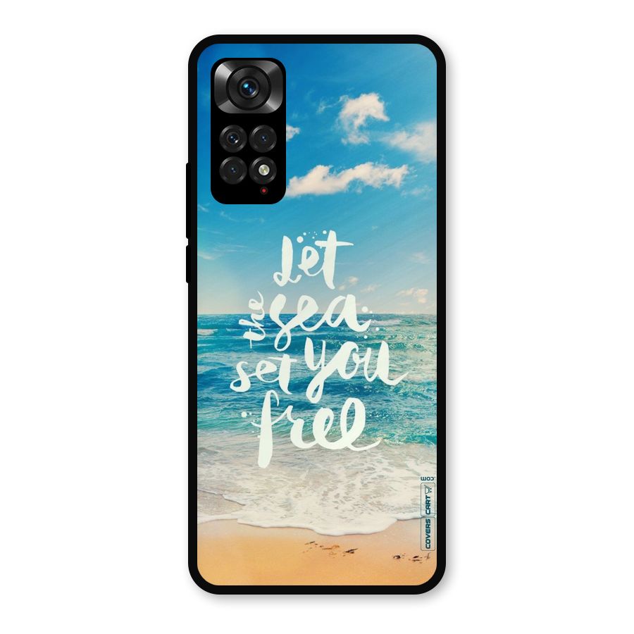 Free Sea Metal Back Case for Redmi Note 11