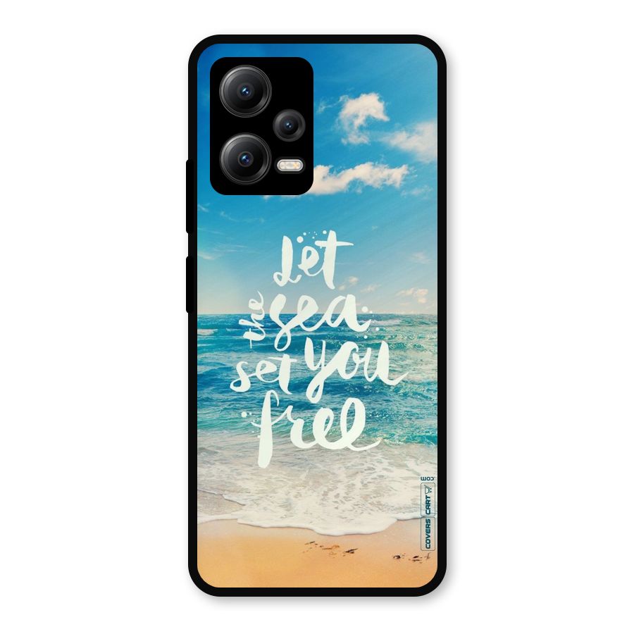 Free Sea Metal Back Case for Redmi Note 12 5G