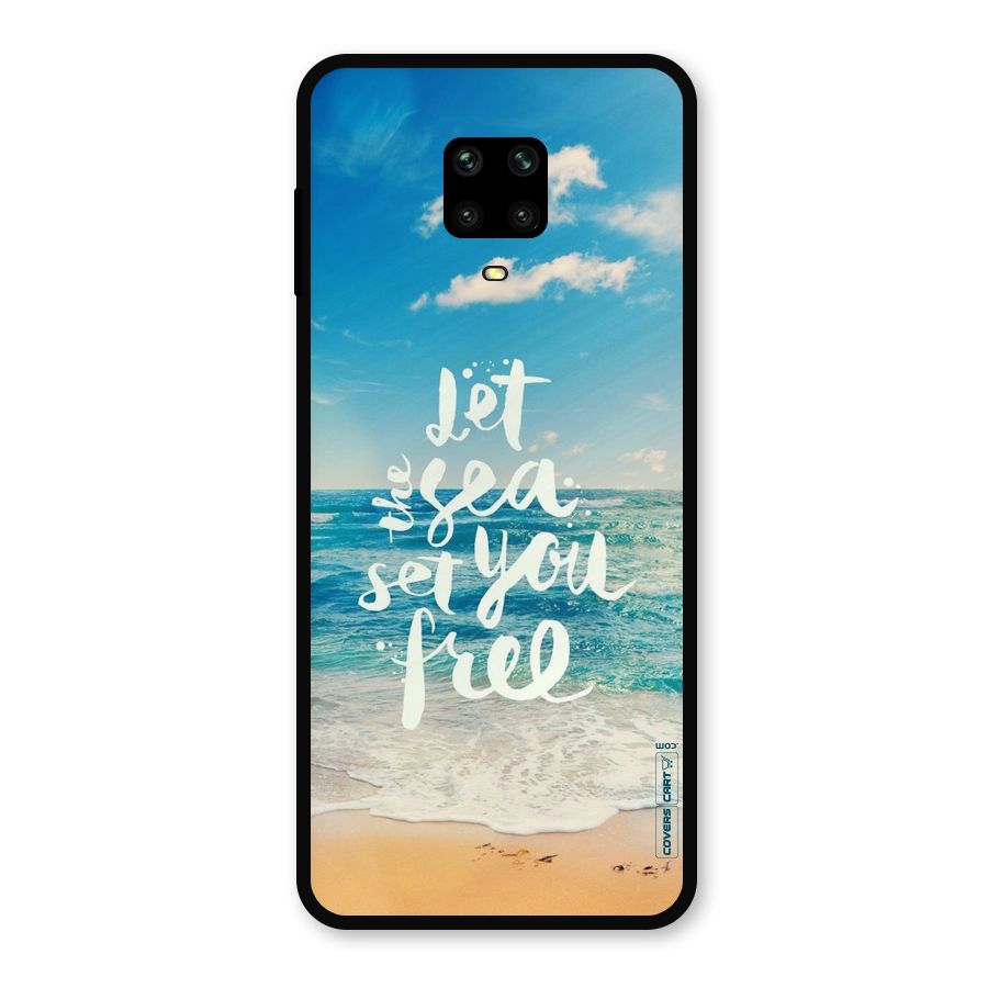 Free Sea Metal Back Case for Redmi Note 9 Pro