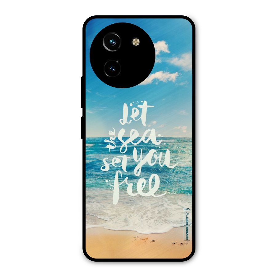 Free Sea Metal Back Case for Vivo T3x