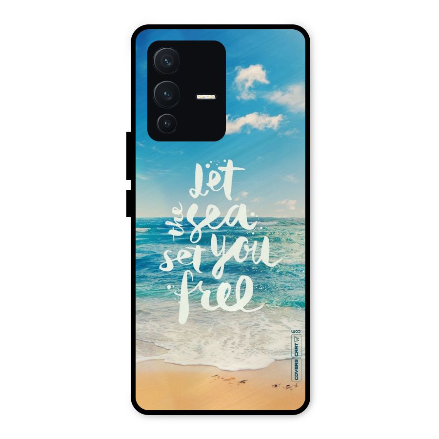 Free Sea Metal Back Case for Vivo V23 5G