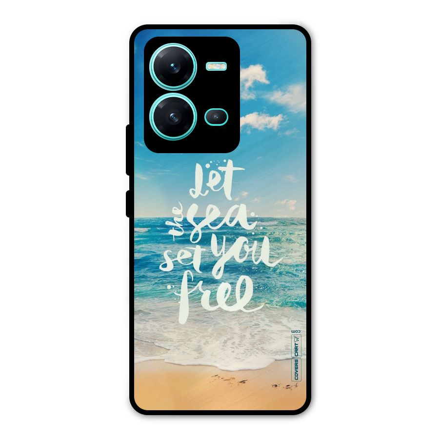 Free Sea Metal Back Case for Vivo V25