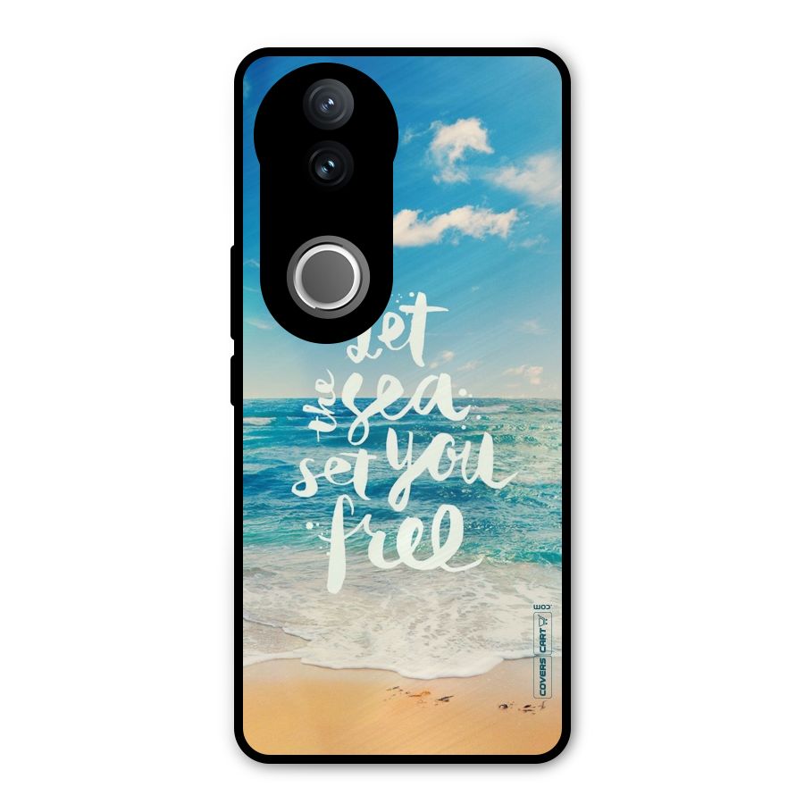 Free Sea Metal Back Case for Vivo V50