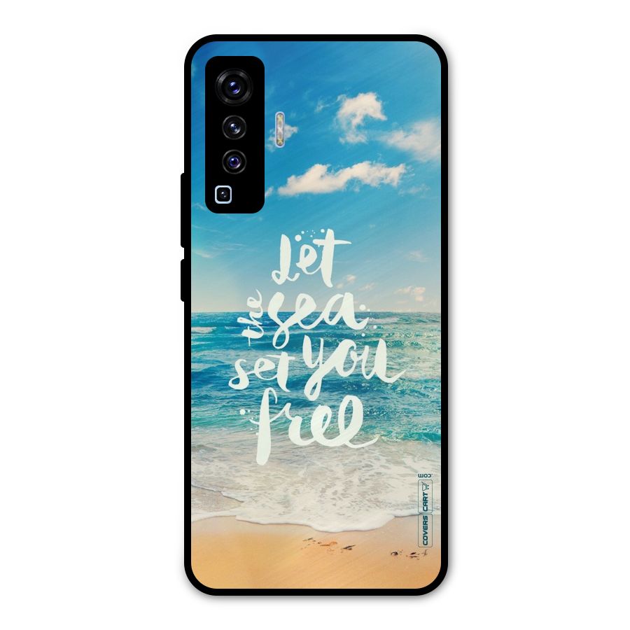 Free Sea Metal Back Case for Vivo X50