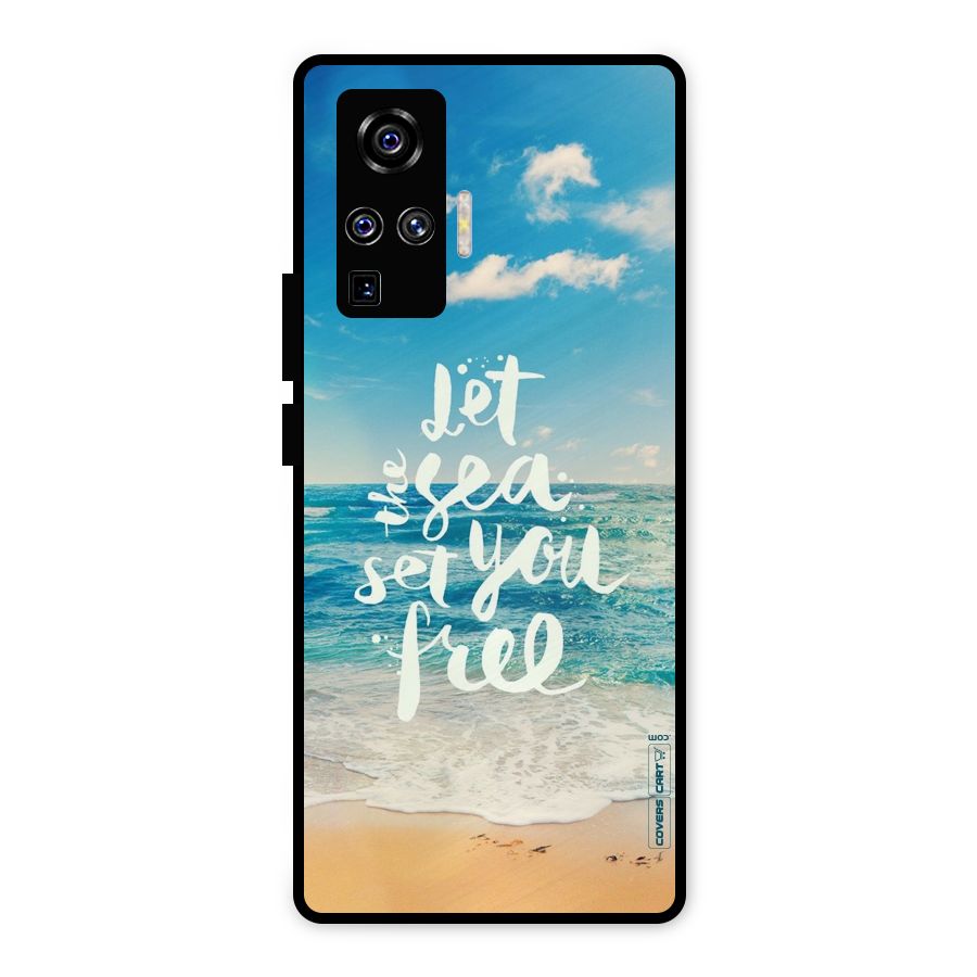 Free Sea Metal Back Case for Vivo X50 Pro