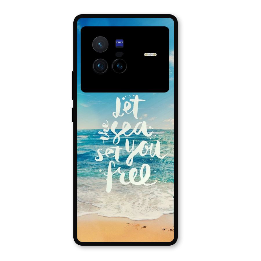 Free Sea Metal Back Case for Vivo X80