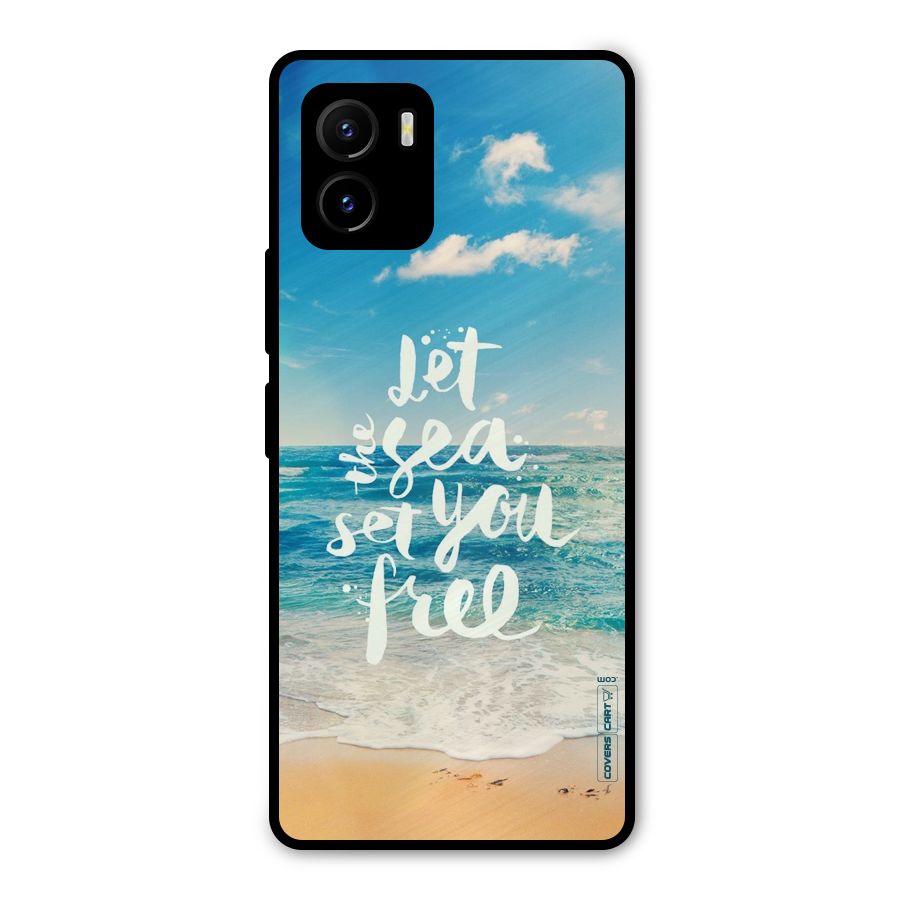 Free Sea Metal Back Case for Vivo Y15s