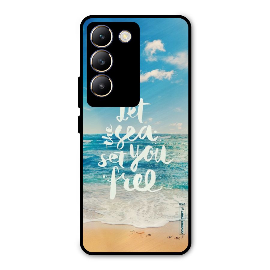 Free Sea Metal Back Case for Vivo Y200e