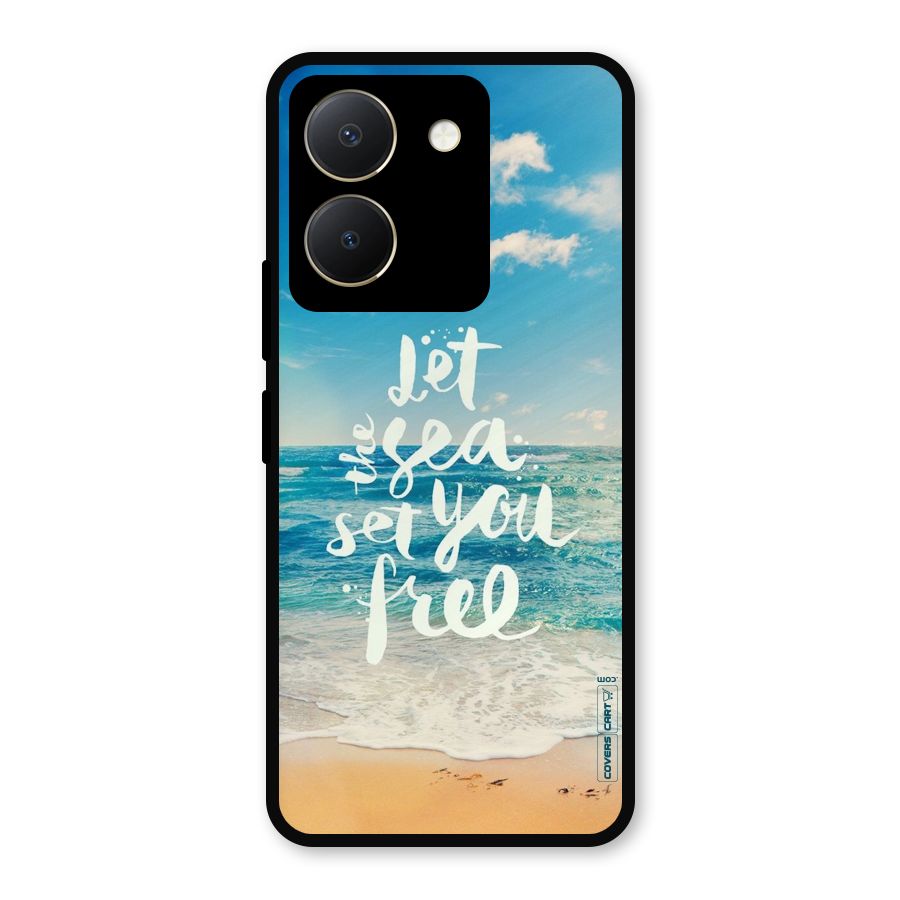 Free Sea Metal Back Case for Vivo Y36