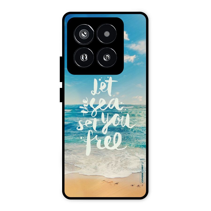 Free Sea Metal Back Case for Xiaomi 14 Pro