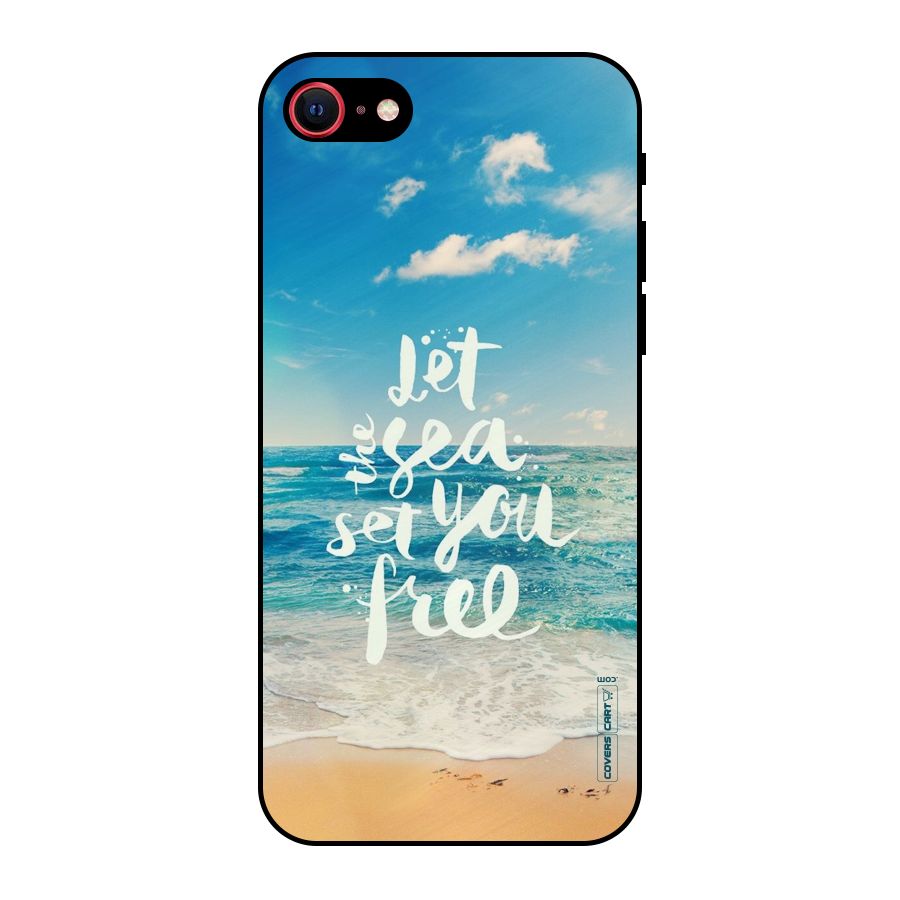 Free Sea Metal Back Case for iPhone SE 2022
