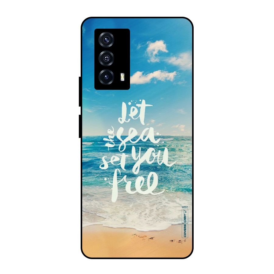 Free Sea Metal Back Case for iQOO Z5