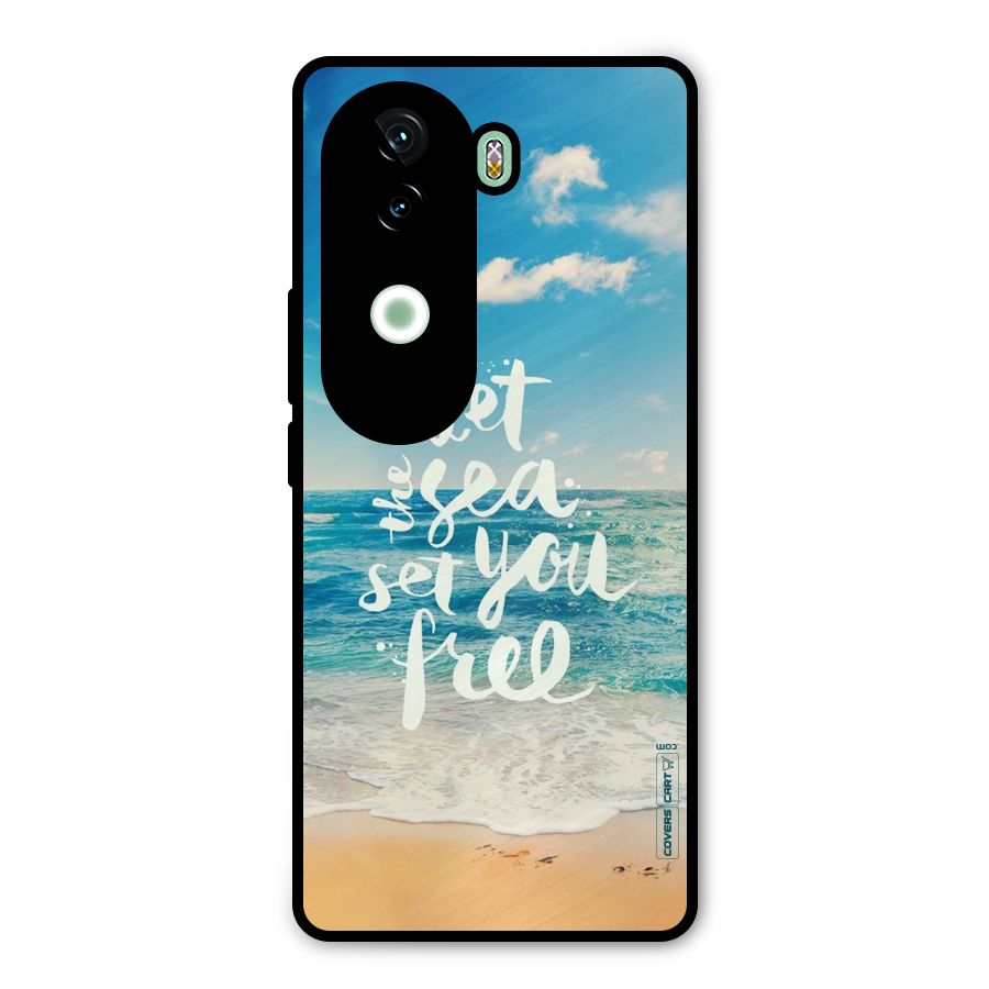 Free Sea Metal Back Case for iQOO Z9s