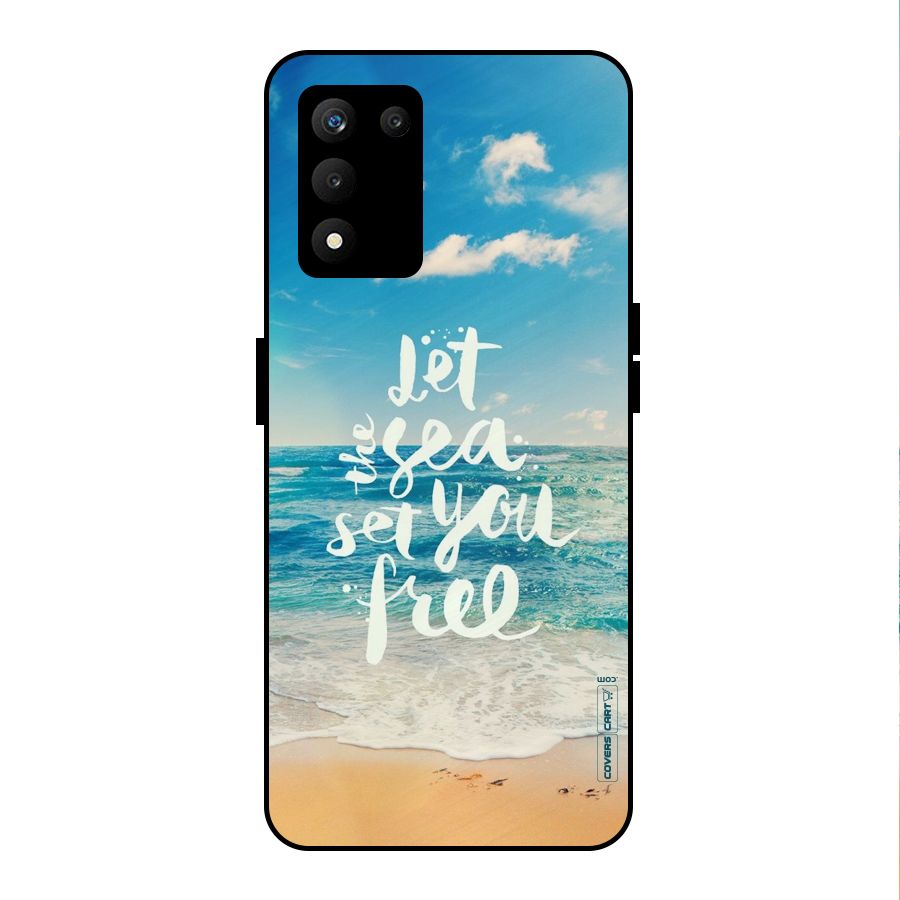 Free Sea Metal Back Case for realme 9 5G SE