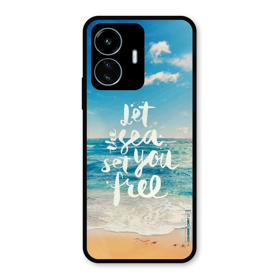Free Sea Metal Back Case for vivo iQOO Z6 Lite 5G