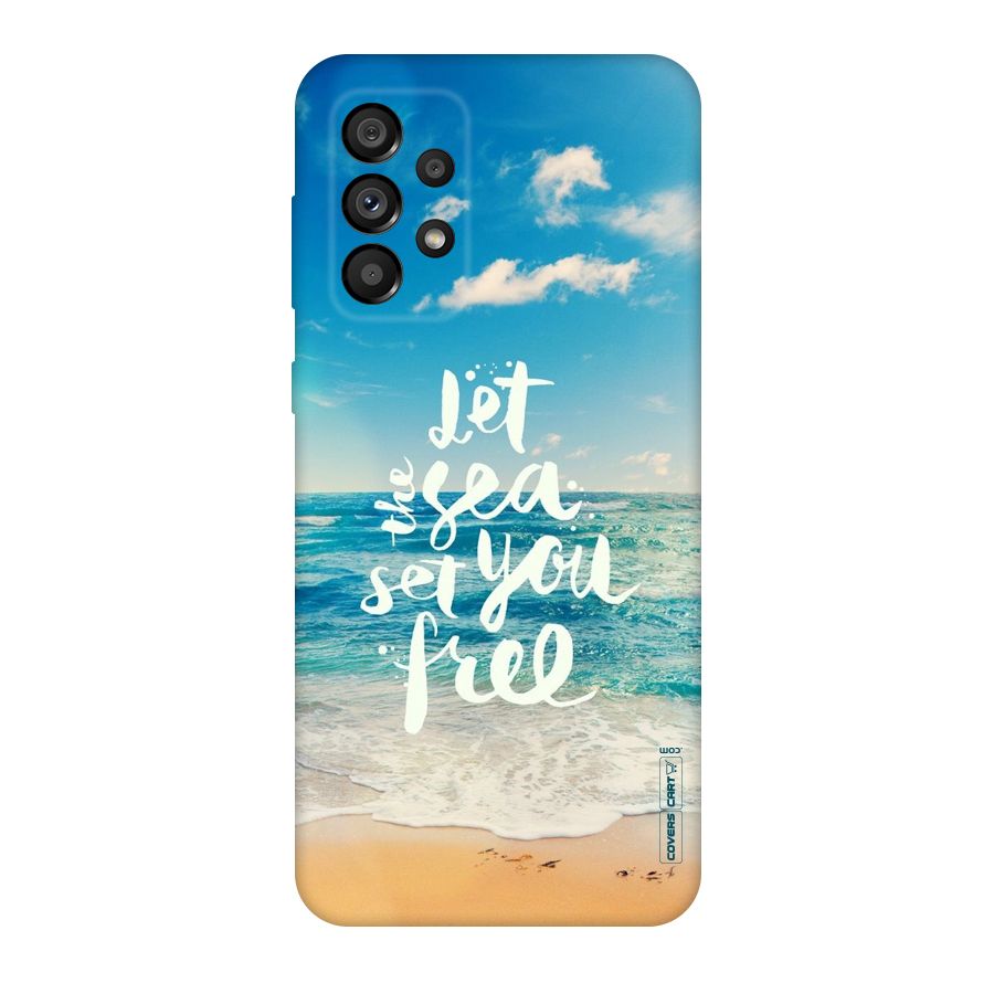 Free Sea Original Polycarbonate Back Case for Galaxy A73 5G