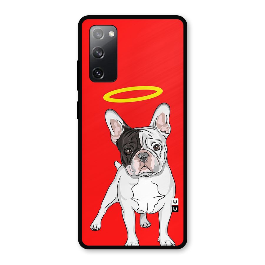 French Cute Angel Doggo Metal Back Case for Galaxy S20 FE 5G