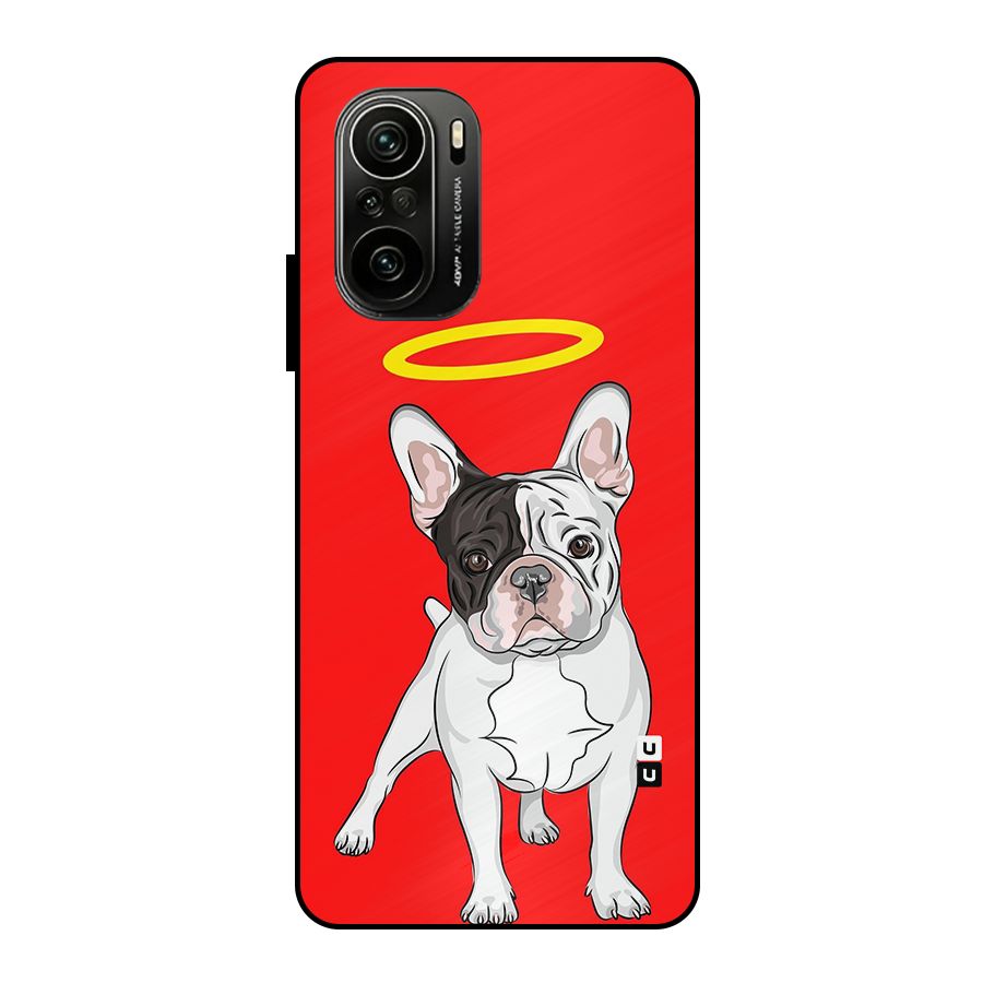 French Cute Angel Doggo Metal Back Case for Mi 11X Pro
