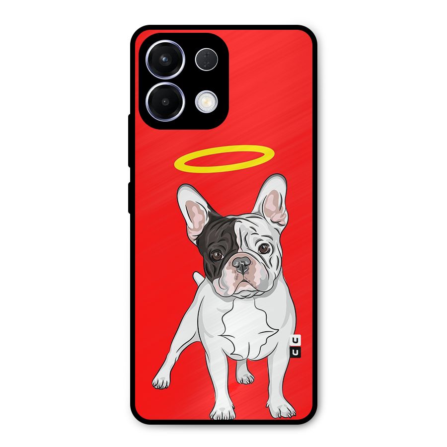 French Cute Angel Doggo Metal Back Case for Oppo K13