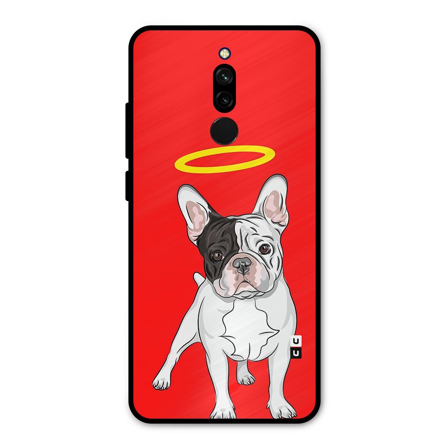 French Cute Angel Doggo Metal Back Case for Redmi 8