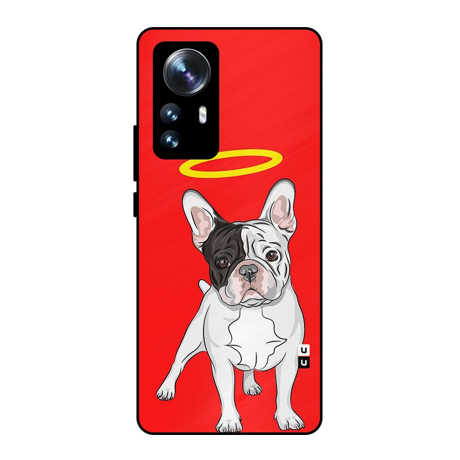 French Cute Angel Doggo Metal Back Case for Xiaomi 12 Pro