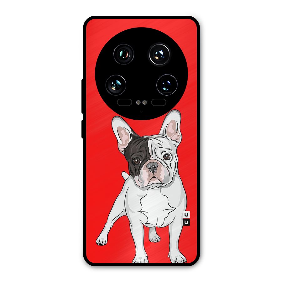 French Cute Angel Doggo Metal Back Case for Xiaomi 14 Ultra