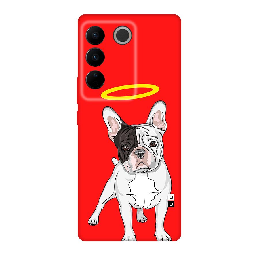 French Cute Angel Doggo Original Polycarbonate Back Case for Vivo V27