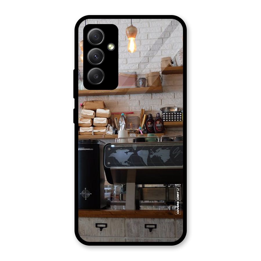 Fresh Brews Glass Back Case for Galaxy A34