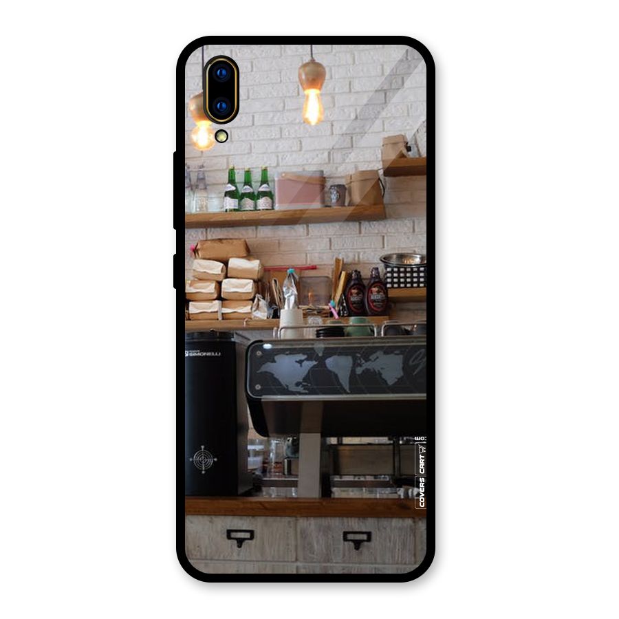 Fresh Brews Glass Back Case for Vivo V11 Pro