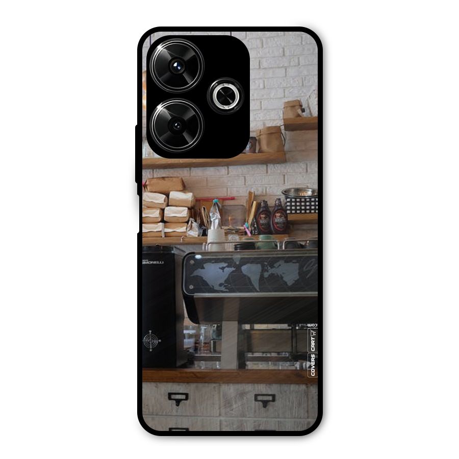 Fresh Brews Metal Back Case for Poco M6 Plus