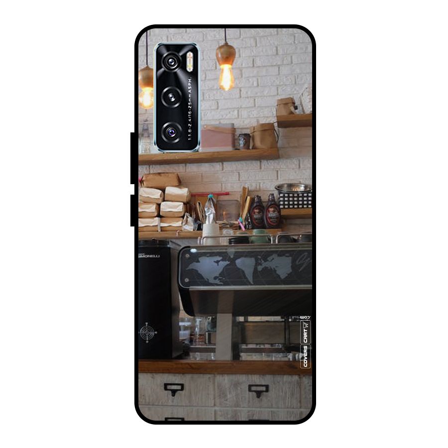 Fresh Brews Metal Back Case for Vivo V20 SE