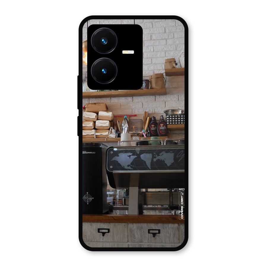 Fresh Brews Metal Back Case for Vivo Y22