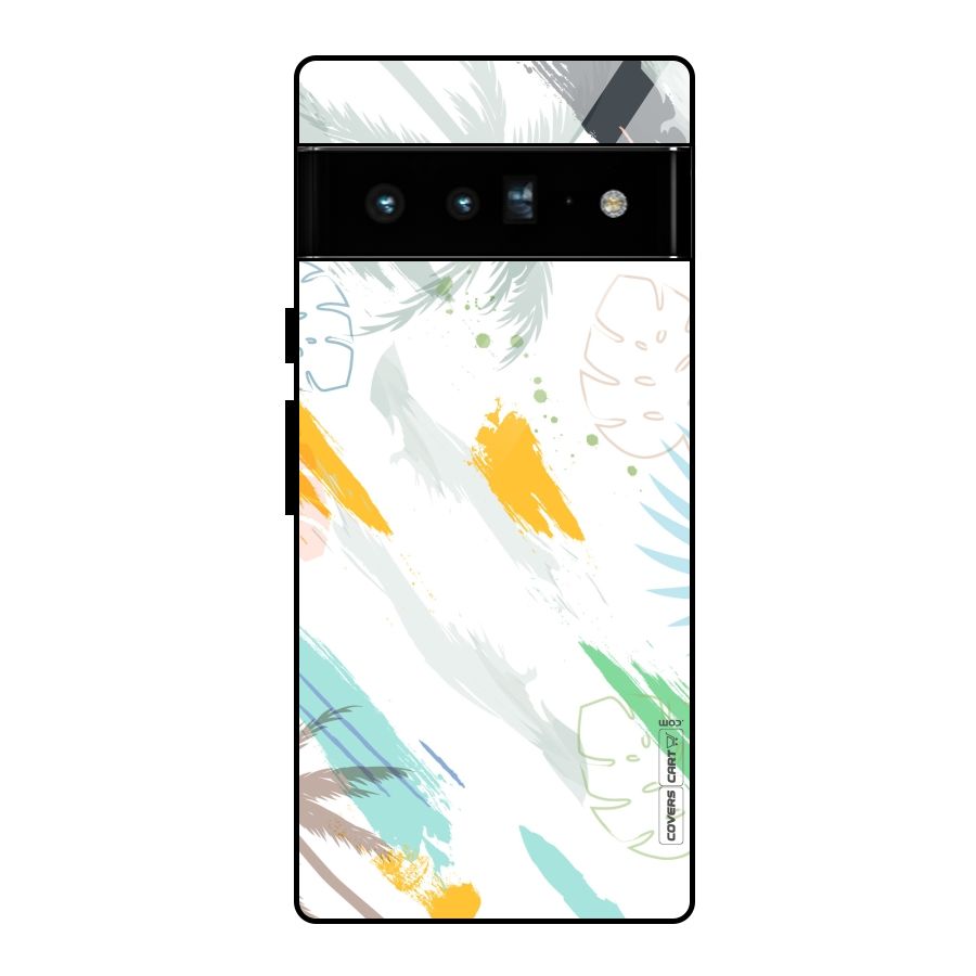 Fresh Colors Splash Glass Back Case for Google Pixel 6 Pro