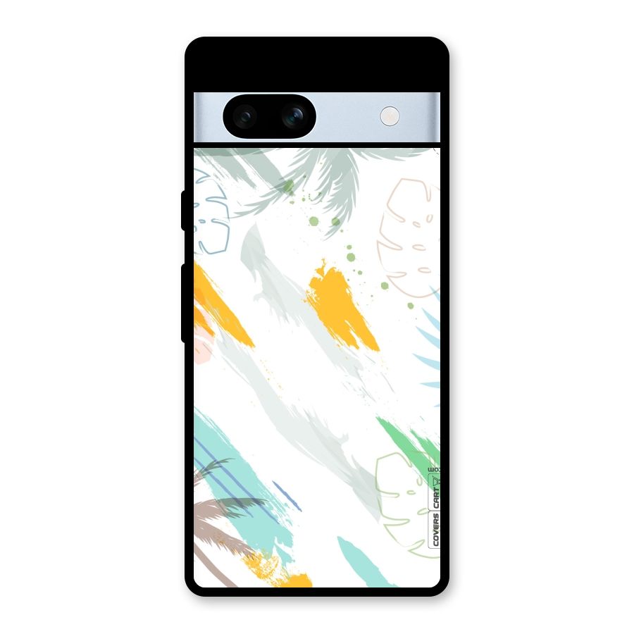 Fresh Colors Splash Glass Back Case for Google Pixel 7a