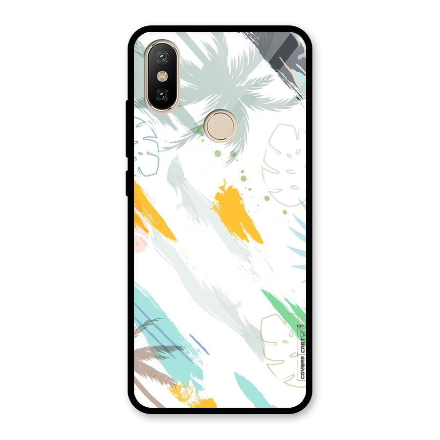 Fresh Colors Splash Glass Back Case for Redmi A2