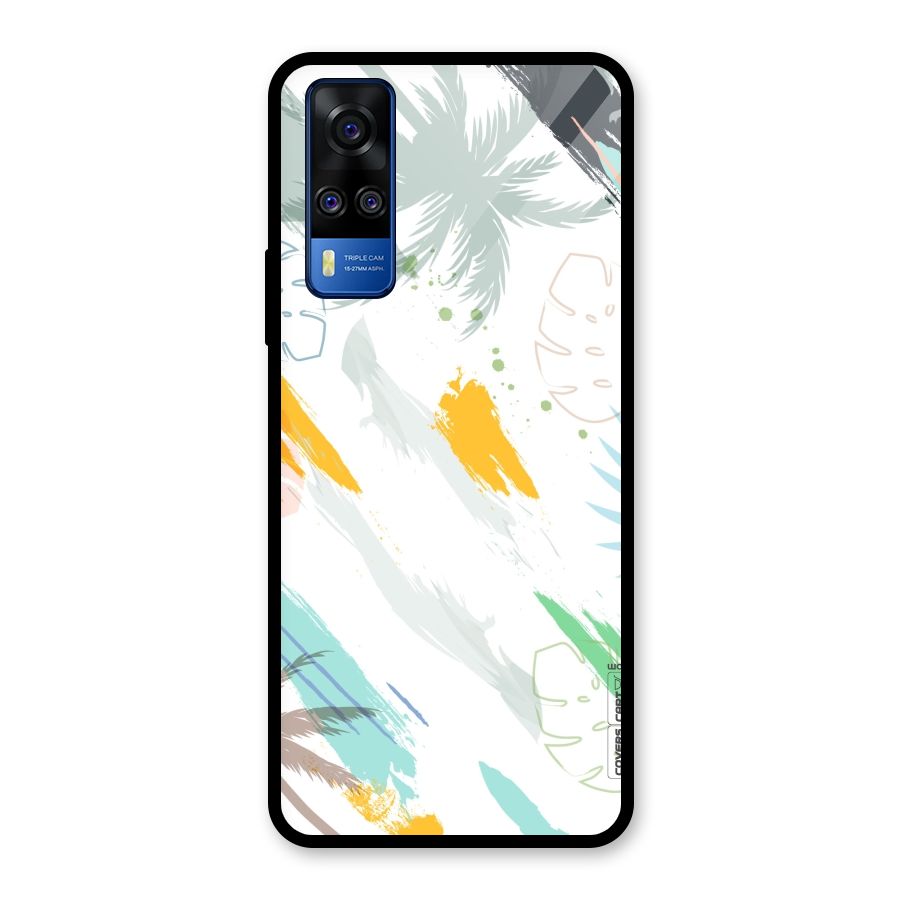 Fresh Colors Splash Glass Back Case for Vivo Y31