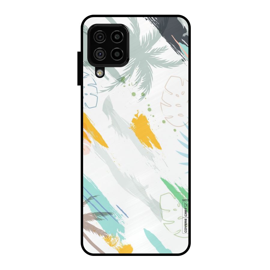 Fresh Colors Splash Metal Back Case for Galaxy A22 4G