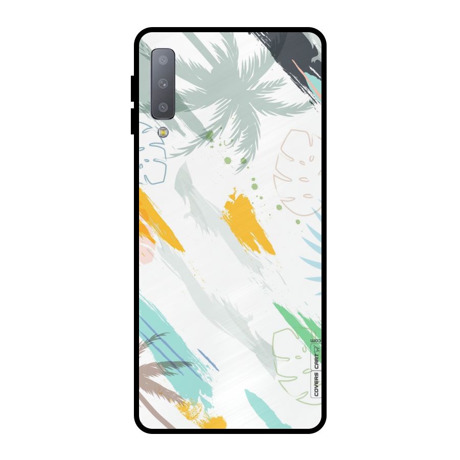 Fresh Colors Splash Metal Back Case for Galaxy A7 (2018)