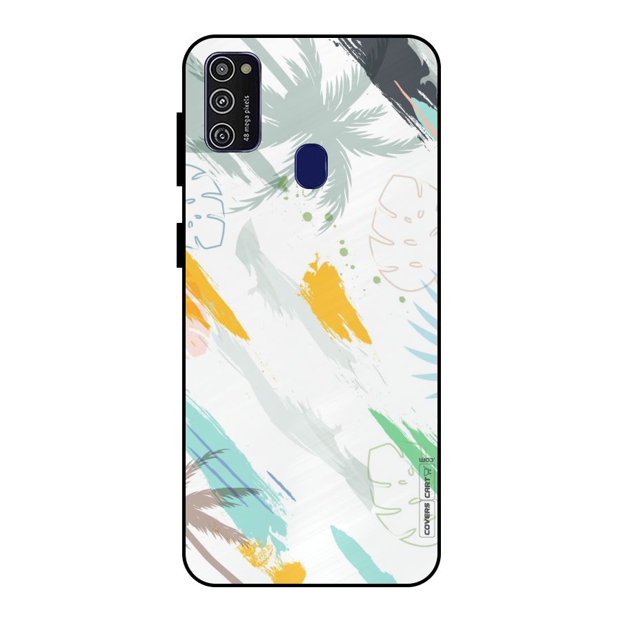 Fresh Colors Splash Metal Back Case for Galaxy M21
